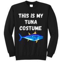 This Is My Tuna Costume Bluefin Tuna Fish Fishing Tall Sweatshirt