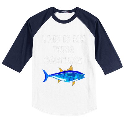 This Is My Tuna Costume Bluefin Tuna Fish Fishing Baseball Sleeve Shirt