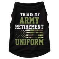 This Is My Army Retirement Uniform Doggie Tank