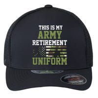This Is My Army Retirement Uniform Flexfit Unipanel Trucker Cap