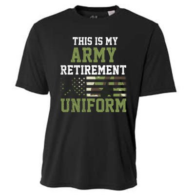 This Is My Army Retirement Uniform Cooling Performance Crew T-Shirt