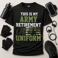 This Is My Army Retirement Uniform Performance Shirt