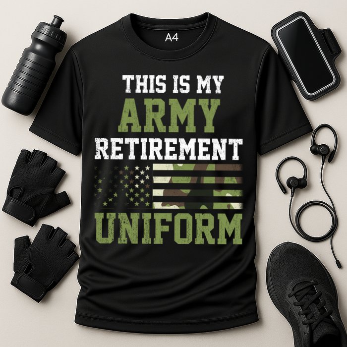 This Is My Army Retirement Uniform Performance Shirt
