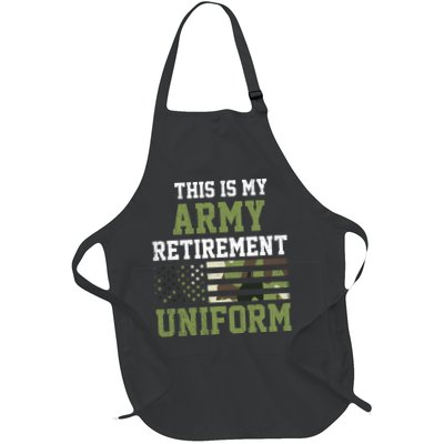 This Is My Army Retirement Uniform Apron
