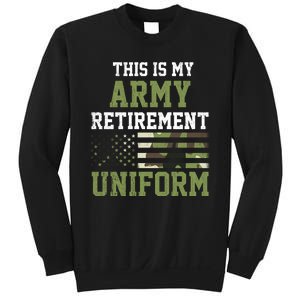 This Is My Army Retirement Uniform Sweatshirt