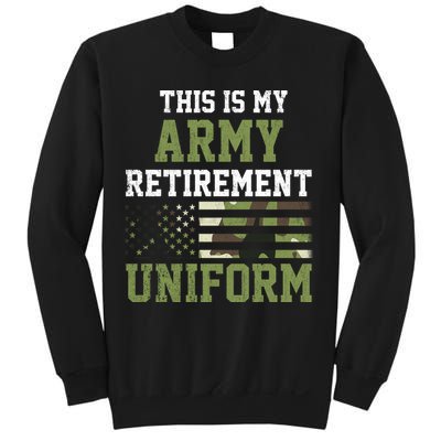 This Is My Army Retirement Uniform Sweatshirt