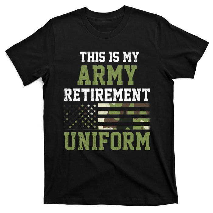 This Is My Army Retirement Uniform T-Shirt