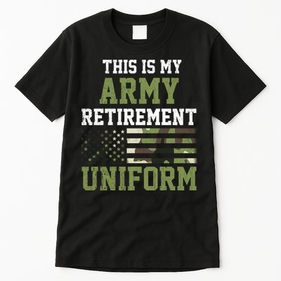 This Is My Army Retirement Uniform Tall T-Shirt