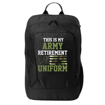 This Is My Army Retirement Uniform City Backpack