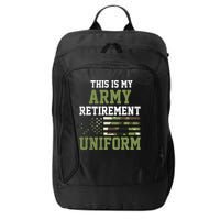 This Is My Army Retirement Uniform City Backpack