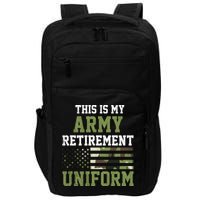 This Is My Army Retirement Uniform Impact Tech Backpack