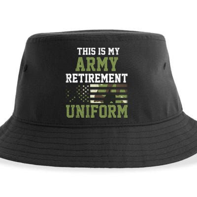 This Is My Army Retirement Uniform Sustainable Bucket Hat
