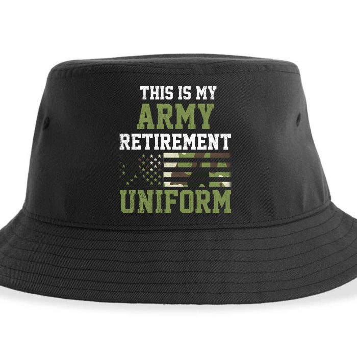 This Is My Army Retirement Uniform Sustainable Bucket Hat