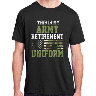 This Is My Army Retirement Uniform Adult ChromaSoft Performance T-Shirt