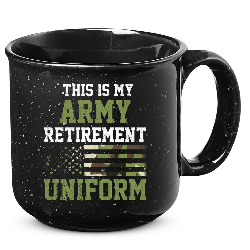 This Is My Army Retirement Uniform 15oz Campfire Ceramic Mug