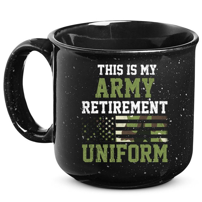 This Is My Army Retirement Uniform 15oz Campfire Ceramic Mug