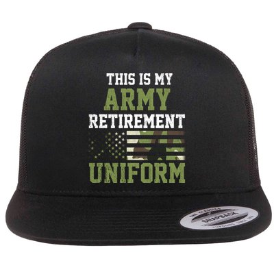 This Is My Army Retirement Uniform Flatbill Hat