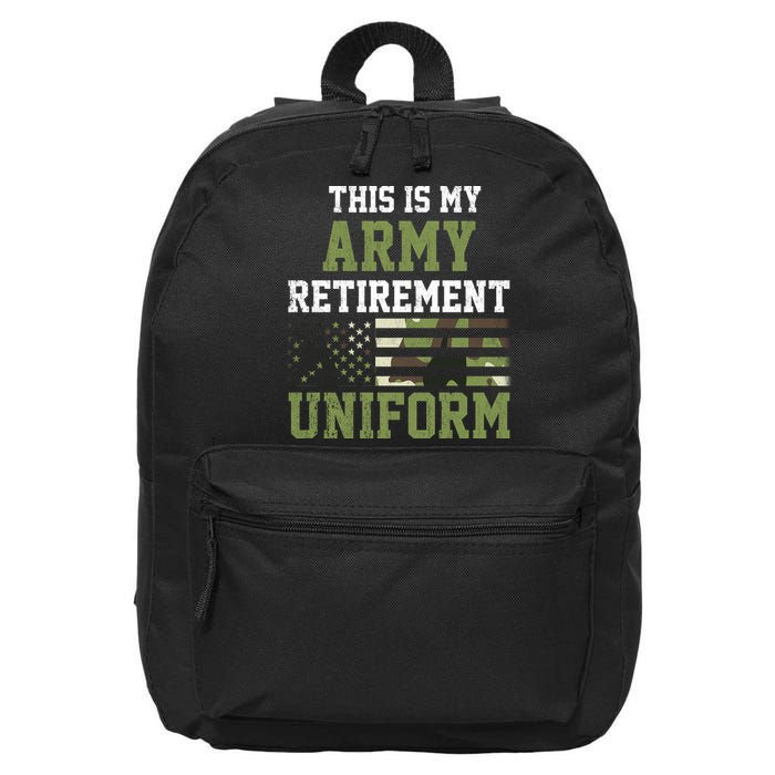This Is My Army Retirement Uniform 16 in Basic Backpack