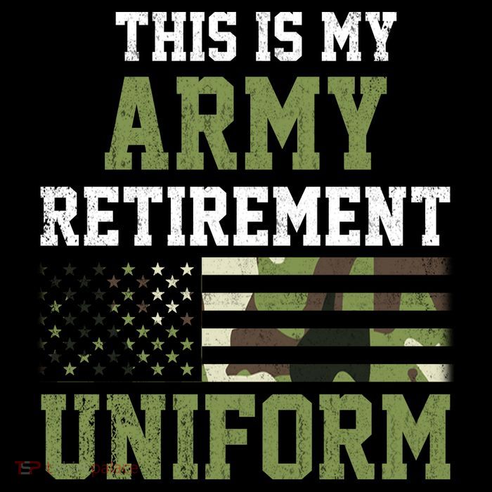This Is My Army Retirement Uniform Bag