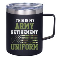This Is My Army Retirement Uniform 12oz Stainless Steel Coffee Mug