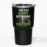 This Is My Army Retirement Uniform Tumbler