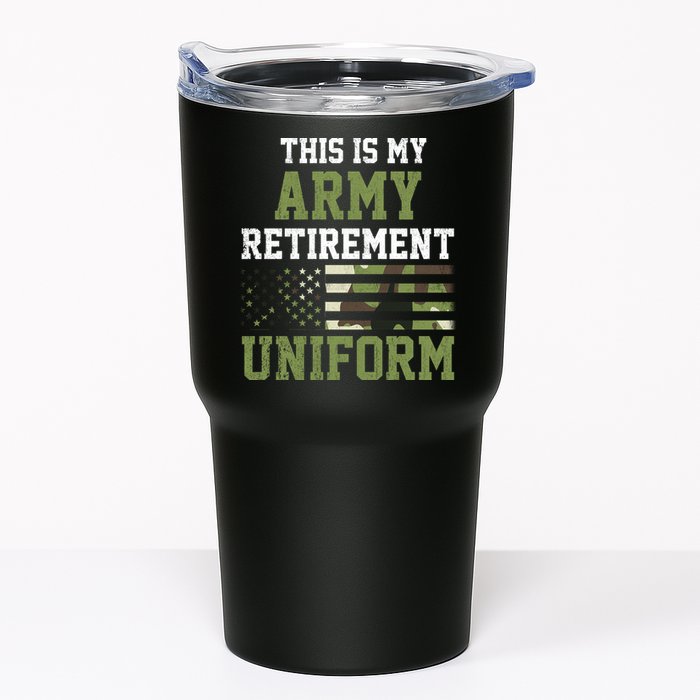This Is My Army Retirement Uniform Tumbler