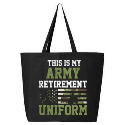 This Is My Army Retirement Uniform 25L Jumbo Tote