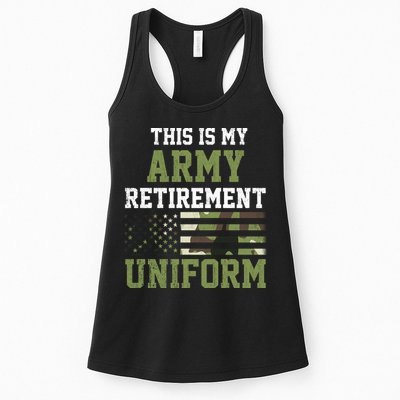 This Is My Army Retirement Uniform Womens Tank Top