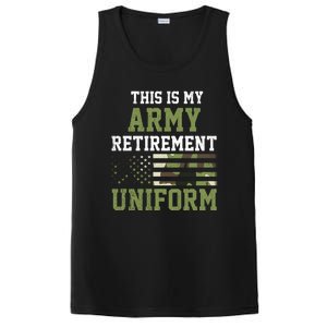 This Is My Army Retirement Uniform PosiCharge Competitor Tank