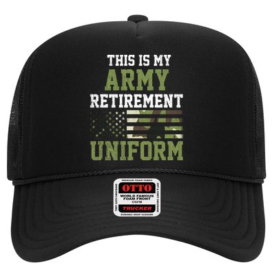 This Is My Army Retirement Uniform Trucker Hat