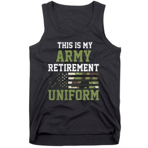 This Is My Army Retirement Uniform Tank Top