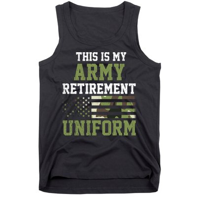 This Is My Army Retirement Uniform Tank Top