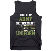 This Is My Army Retirement Uniform Tank Top