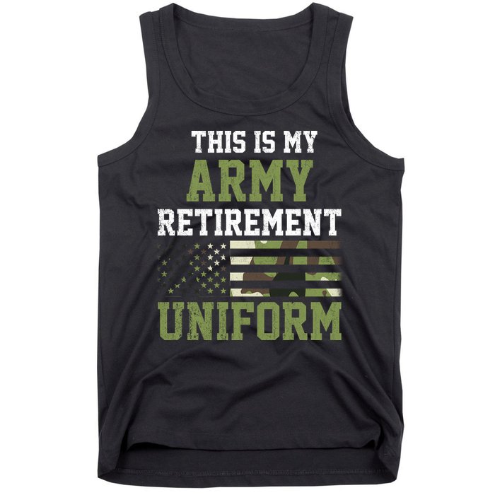 This Is My Army Retirement Uniform Tank Top