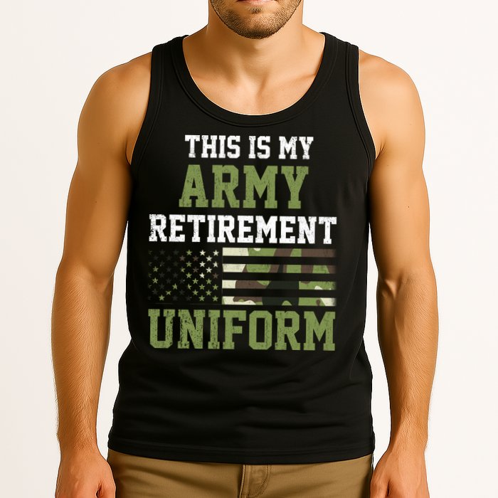 This Is My Army Retirement Uniform Tank Top