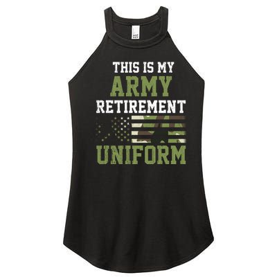 This Is My Army Retirement Uniform Women’s Perfect Tri Rocker Tank