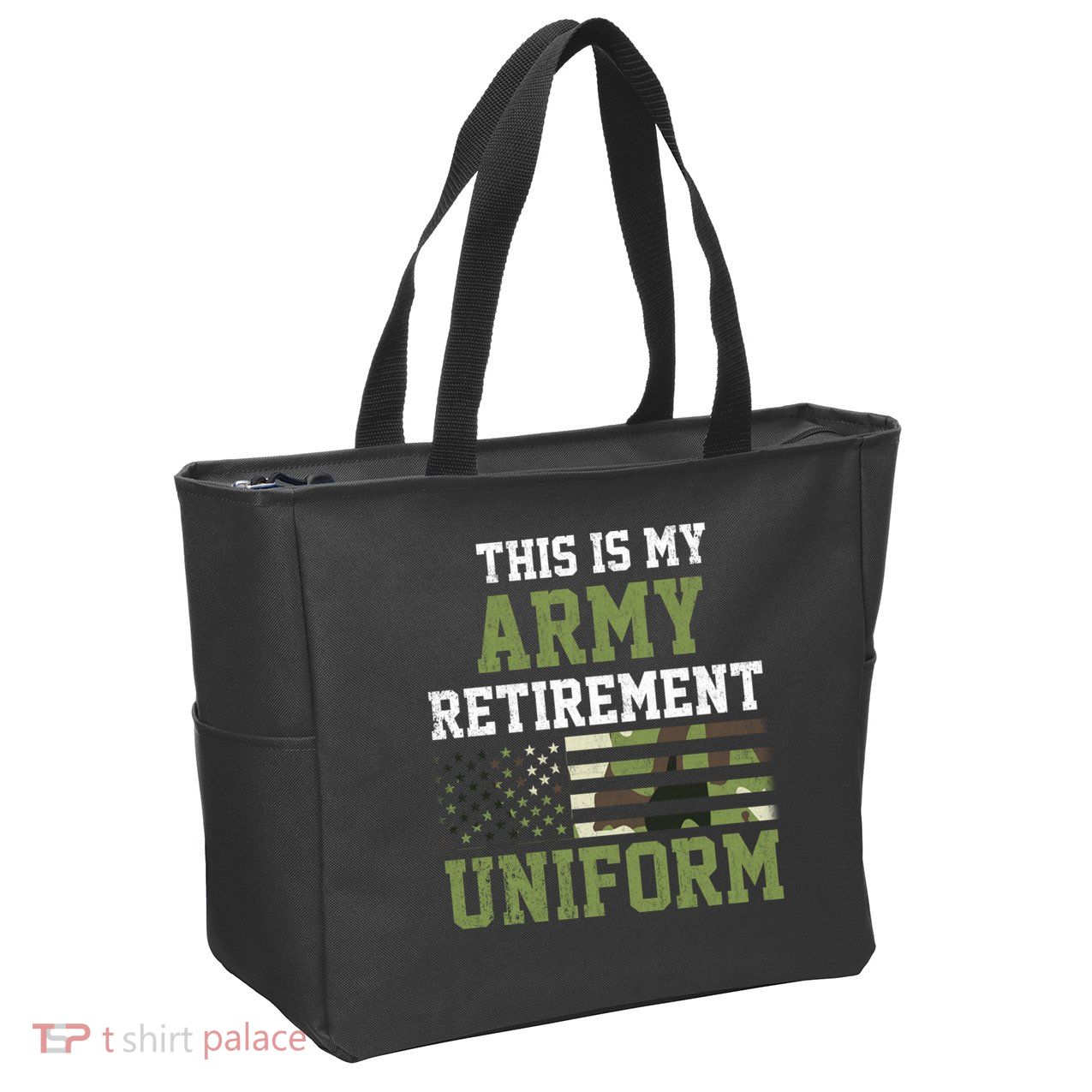 This Is My Army Retirement Uniform Zip Tote Bag