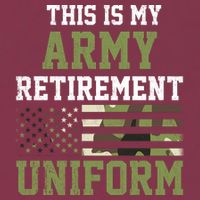 This Is My Army Retirement Uniform 16oz Travel Tumbler