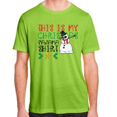 This Is My Christmas Pajama Holiday Adult ChromaSoft Performance T-Shirt