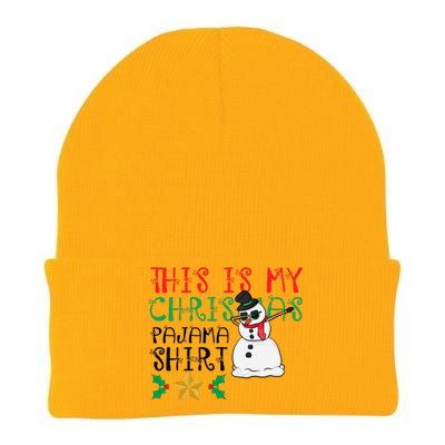 This Is My Christmas Pajama Holiday Knit Cap Winter Beanie