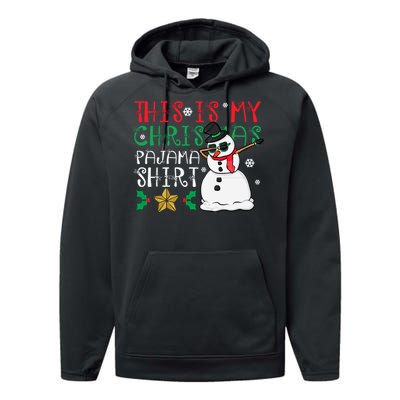 This Is My Christmas Pajama Holiday Performance Fleece Hoodie