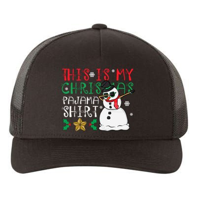 This Is My Christmas Pajama Holiday Yupoong Adult 5-Panel Trucker Hat