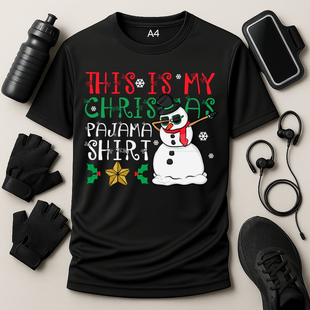 This Is My Christmas Pajama Holiday Cooling Performance Crew T-Shirt
