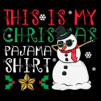 This Is My Christmas Pajama Holiday T-Shirt