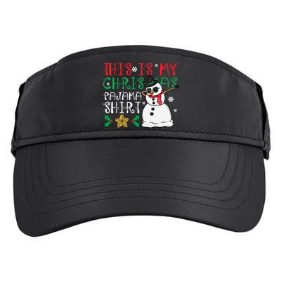 This Is My Christmas Pajama Holiday Adult Drive Performance Visor