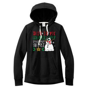 This Is My Christmas Pajama Holiday Women's Fleece Hoodie