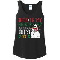 This Is My Christmas Pajama Holiday Ladies Essential Tank