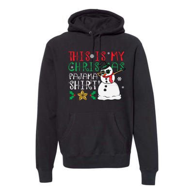 This Is My Christmas Pajama Holiday Premium Hoodie