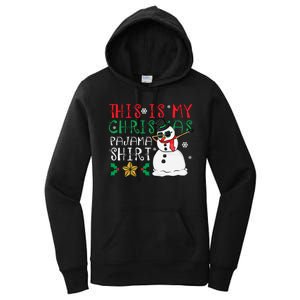 This Is My Christmas Pajama Holiday Women's Pullover Hoodie