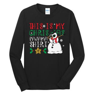 This Is My Christmas Pajama Holiday Tall Long Sleeve T-Shirt